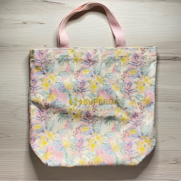 Superga x LoveShackFancy Floral Dainty Mini / Shoe Bag - Picture 1 of 5